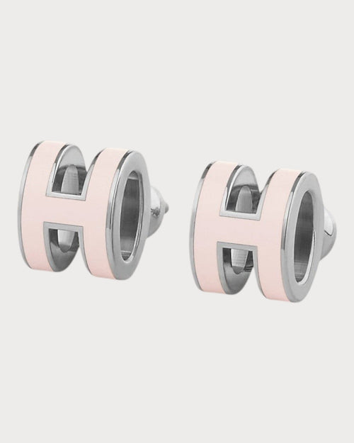 HERMES Silver Mini Pop H Earrings | 爱马仕 耳环 (迷你/多色) - LONDONKELLY 英国名牌代购