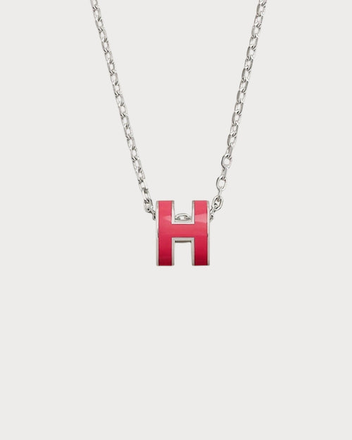 HERMES Silver Mini Pop H Pendant | 爱马仕 颈链 (迷你/多色) - LONDONKELLY 英国名牌代购