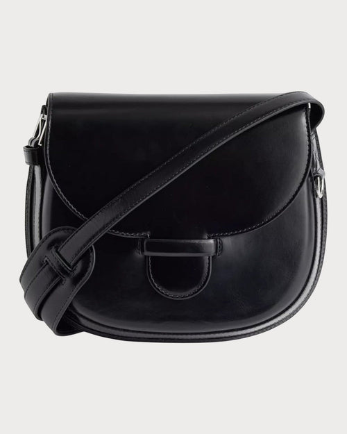 LEMAIRE Cartridge Sport Leather Shoulder Bag(Black) - LONDONKELLY 英国名牌代购