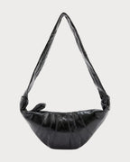 LEMAIRE Croissant Coated - Cotton Cross - Body Bag(Small/Black) - LONDONKELLY 英國名牌代購