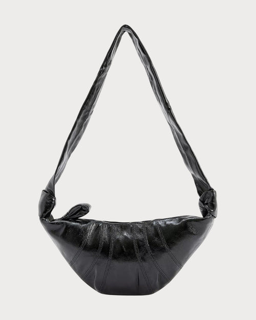 LEMAIRE Croissant Coated - Cotton Cross - Body Bag(Small/Black) - LONDONKELLY 英國名牌代購