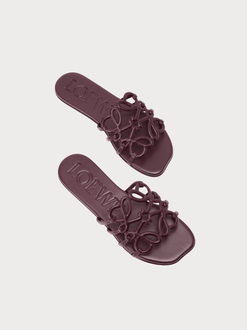 LOEWE Petal Anagram Slide Calfskin(4 Colors) - LONDONKELLY 英國名牌代購
