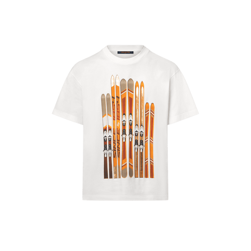 LOUIS VUITTON 1AHCKM Embellished Graphic Cotton T-Shirt | 路易威登 男仕短袖上衣 (白色) - LondonKelly 英國名牌代購