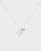 LOUIS VUITTON Q03000 LV Diamonds Double Pendant, Round Brilliant Cut | 路易威登 颈链 (银色) - LONDONKELLY 英国名牌代购