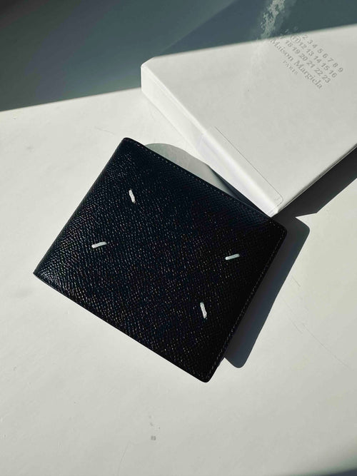 MAISON MARGIELA MM Four Stitches Cardholder Calfskin(Black) - LONDONKELLY 英國名牌代購