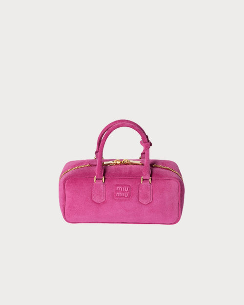 MIU MIU Arcadie Suede Bag | 繆繆 手袋 (多色) - LondonKelly 英國名牌代購