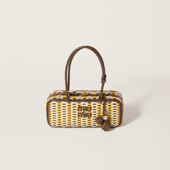 MIU MIU Beau Leather Bag | 繆繆 草編袋 (多色) - LondonKelly 英國名牌代購