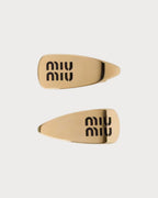 MIU MIU Enameled Metal Hair Clips | 繆繆 髮夾 (多色) - LONDONKELLY 英國名牌代購
