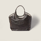 Miu Miu Ivy Leather Tote Bag | 繆繆 手提袋 (咖啡色) - LondonKelly 英國名牌代購