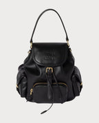 MIU MIU Leather Backpack Medium | 繆繆 中型皮革後背包 (黑色) - LondonKelly 英國名牌代購