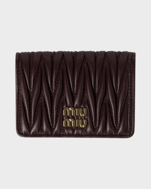 MIU MIU Nappa Leather Card Holder | 繆繆 卡套銀包 (多色) - LONDONKELLY 英國名牌代購