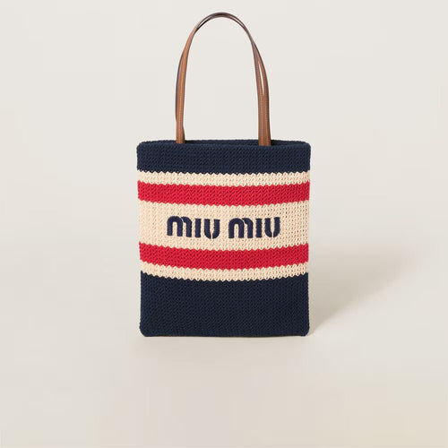 MIU MIU Raffia - Effect Woven Tote Bag | 繆繆 草編袋 (多色) - LondonKelly 英國名牌代購