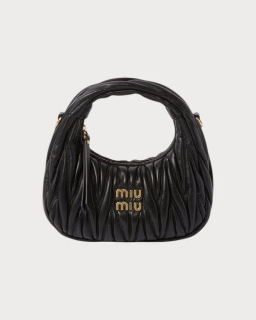 MIU MIU Wander Matelasse Nappa Leather Hobo Mini - Bag | 缪缪 迷你手袋 (多色) - LONDONKELLY 英国名牌代购