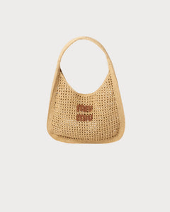 MIU MIU Woven Fabric Hobo Bag | 繆繆 草編袋 (多色) - LondonKelly 英國名牌代購
