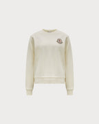 Moncler Logo Patch Sweatshirt | 盟可睐 上衣 (白色) - LondonKelly 英國名牌代購