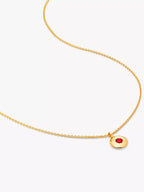 MONICA VINADER January birthstone and Garnet Pendant Necklace | 頸鏈 (金色) - LondonKelly 英國名牌代購