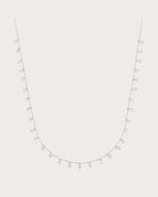 PERSEE White Gold and Diamond 31 - Stone Danae Chain Necklace | 白金钻石31颗石达娜伊链炼颈链 (白金) - LondonKelly 英国名牌代购