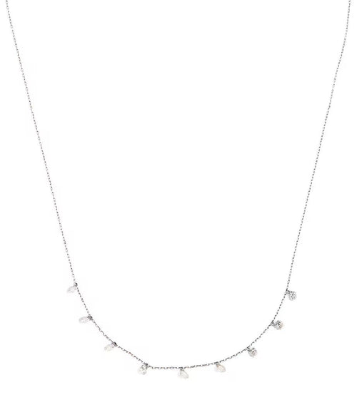 PERSEE White Gold and Diamond Danae Necklace | 白金鑽石頸鏈 (白金款) - LondonKelly 英國名牌代購