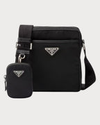 PRADA 2VH112 Re - Nylon and Saffiano Shoulder Bag | 普拉達 男仕手袋 (黑色) - LONDONKELLY 英國名牌代購