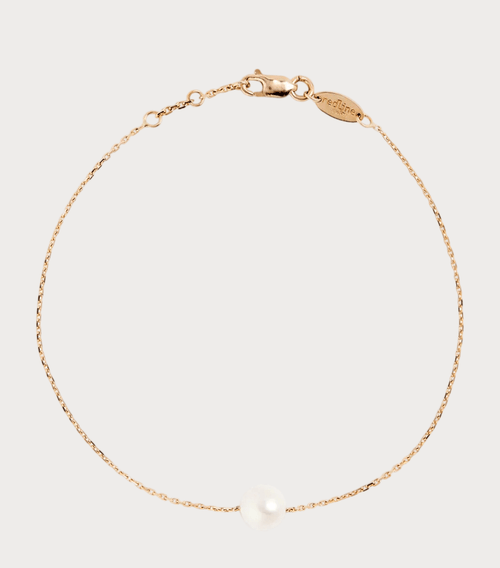 REDLINE Sensuelle Rose Gold and Pearl Chain Bracelet(Rose Gold) - LONDONKELLY 英國名牌代購