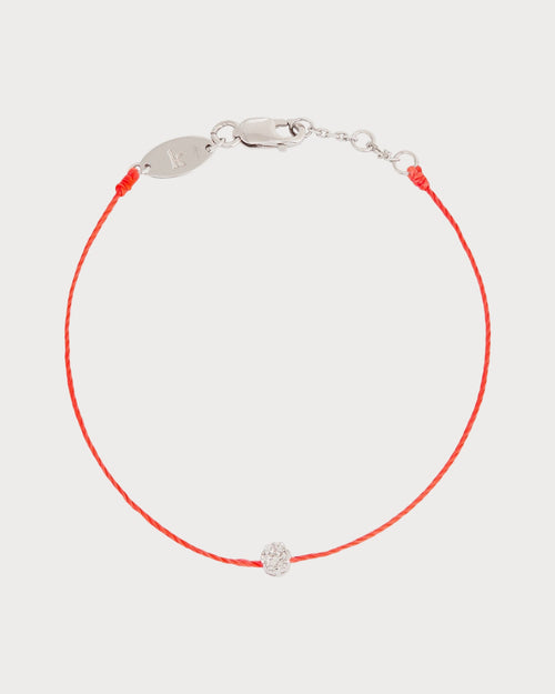 REDLINE White Gold and Diamond Illusion Bracelet | 红绳 手链 (0.05CT/多色) - LondonKelly 英国名牌代购