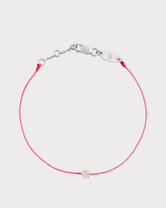 REDLINE White Gold and Diamond Illusion Bracelet | 红绳 手链 (0.05CT/多色) - LondonKelly 英国名牌代购