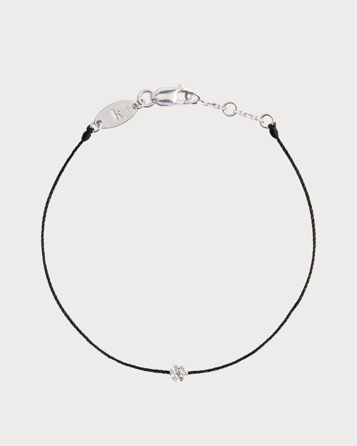 REDLINE White Gold and Diamond Illusion Bracelet | 红绳 手链 (0.05CT/多色) - LondonKelly 英国名牌代购