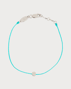 REDLINE White Gold and Diamond Illusion Bracelet | 红绳 手链 (0.05CT/多色) - LondonKelly 英国名牌代购