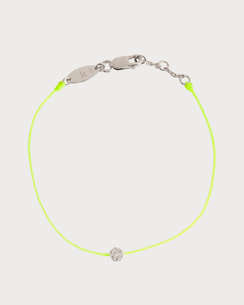 REDLINE White Gold and Diamond Illusion Bracelet | 红绳 手链 (0.05CT/多色) - LondonKelly 英国名牌代购