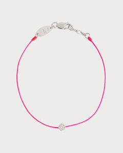 REDLINE White Gold and Diamond Illusion Bracelet | 红绳 手链 (0.05CT/多色) - LondonKelly 英国名牌代购