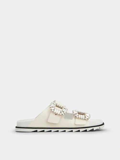 ROGER VIVIER Slidy Viv' Mules in leather | RV 涼鞋 (多色) - LondonKelly 英國名牌代購