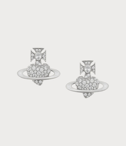 VIVIENNE WESTWOOD Agnatha Earrings | 西太后 耳環 (銀色) - LONDONKELLY 英國名牌代購