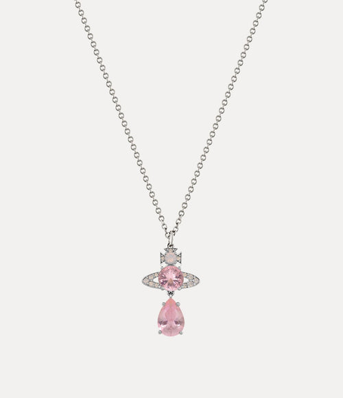 VIVIENNE WESTWOOD Ismene Drop Pendant Necklace | 西太后 頸鏈 (粉紅色) - LondonKelly 英國名牌代購