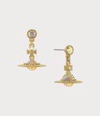 VIVIENNE WESTWOOD New Petite Orb Gold Earrings | 西太后 耳环 (金色) - LONDONKELLY 英国名牌代购