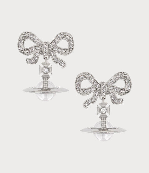 VIVIENNE WESTWOOD Octavie earrings | 西太后 耳环 (银色) - LONDONKELLY 英国名牌代购