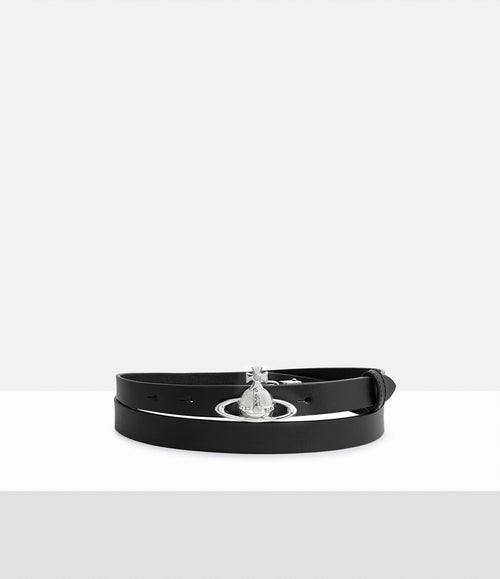 VIVIENNE WESTWOOD Small Orb Buckle Belt | 西太后 皮帶 (黑色) - LondonKelly 英國名牌代購