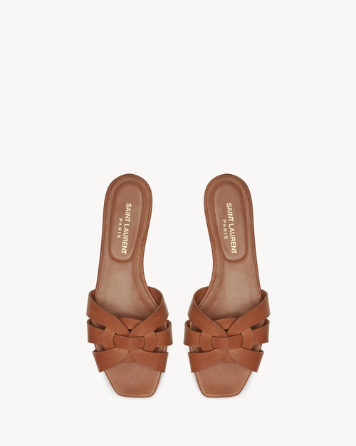 YSL SAINT LAURENT Tribute Mules In Smooth Leather | 聖羅蘭 平底涼鞋 (多色) - LONDONKELLY 英國名牌代購