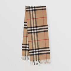 BURBERRY Classic Check Cashmere Scarf | 博柏利 經典頸巾 (Beige)