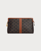 CELINE Lock Toiletry Poouch | 賽琳 化妝袋 (啡色老花)