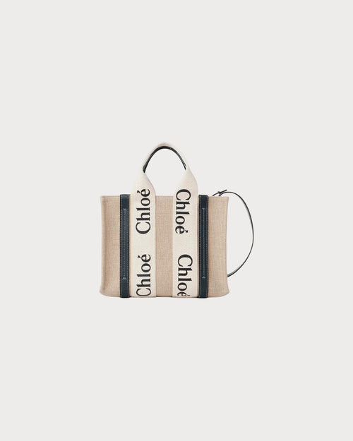 CHLOE Small Woody Tote Bag | 蔻依 手提袋 (細碼/Blue)