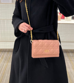 CHRISTIAN DIOR Caro Pouch | 迪奧 Caro小袋 (粉紅色)