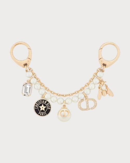 CHRISTIAN DIOR Petit CD Bag Jewelry | Dior handbag charm (gold)