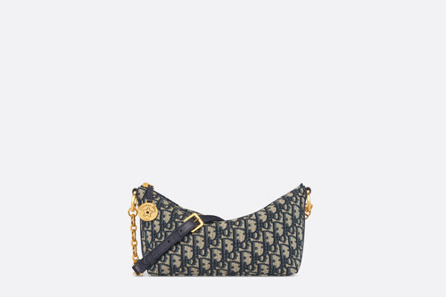 CHRISTIAN DIOR Diorstar Hobo Bag with Chain Oblique | Dior handbag (blue presbyopic)