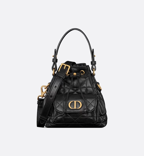 CHRISTIAN DIOR Dior Caro Nano Bucket Bag | Dior Mini Bucket Bag (Multicolor)