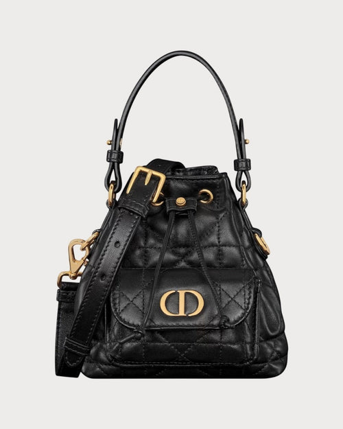 CHRISTIAN DIOR Dior Caro Nano Bucket Bag | Dior Mini Bucket Bag (Multicolor)