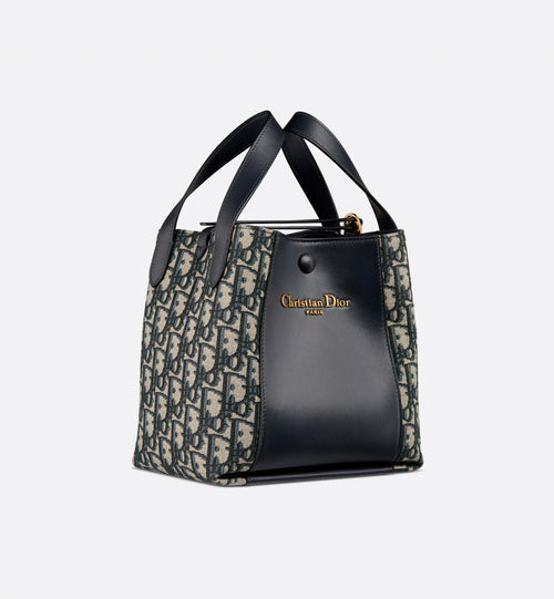 CHRISTIAN DIOR Small Signature Bucket Bag | Dior Bucket Bag (Blue)