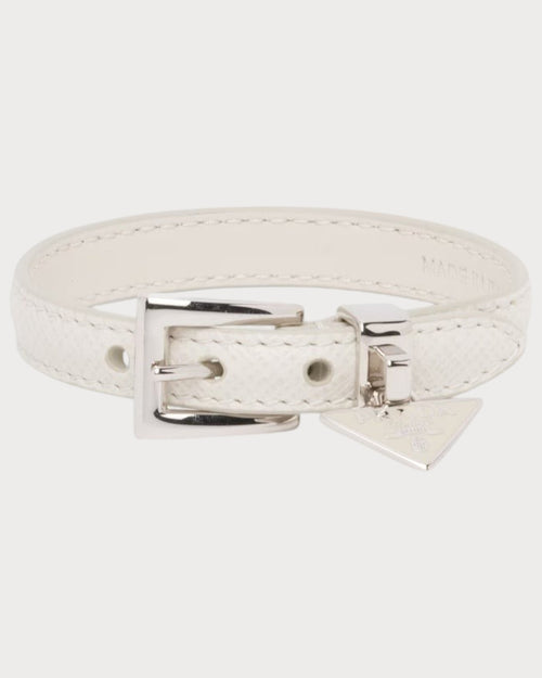普拉达 1IB351 Bracelet Saffiano皮革手链(多色)