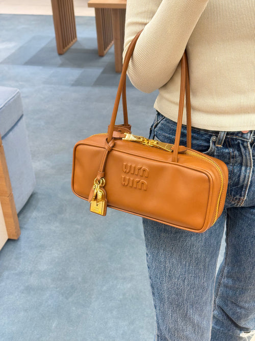 MIU MIU Beau Leather Bag Small Size | Miu Miu Handbag (Multicolor)