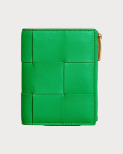 BOTTEGA VENETA Small Bi-Fold Zip Wallet | 葆蝶家银包(多色)