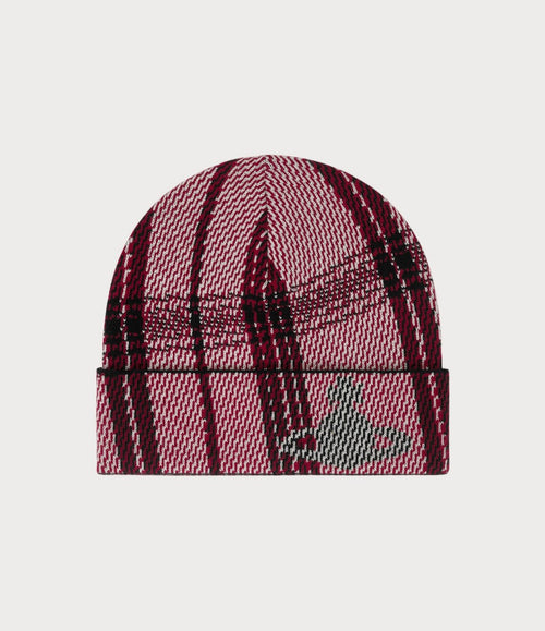 VIVIENNE WESTWOOD Tartan Beanie(3 Colors)